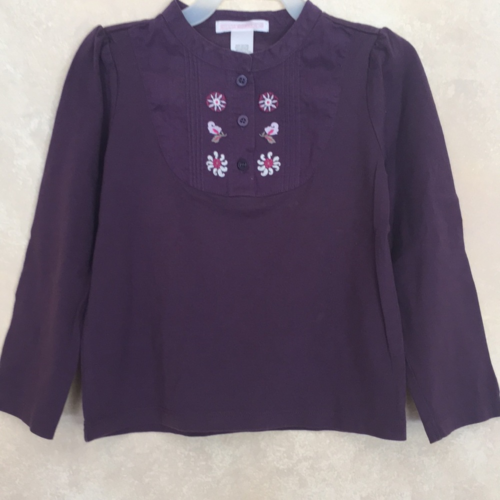 Janie and Jack- purple long sleeve top